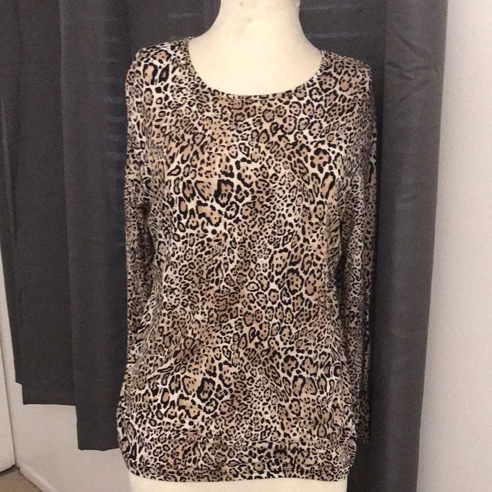 Chico’s leopard print long sleeve